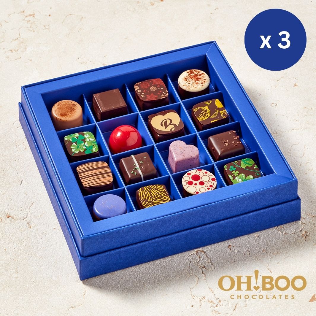 16 Piece Praline Box - Christmas x 3